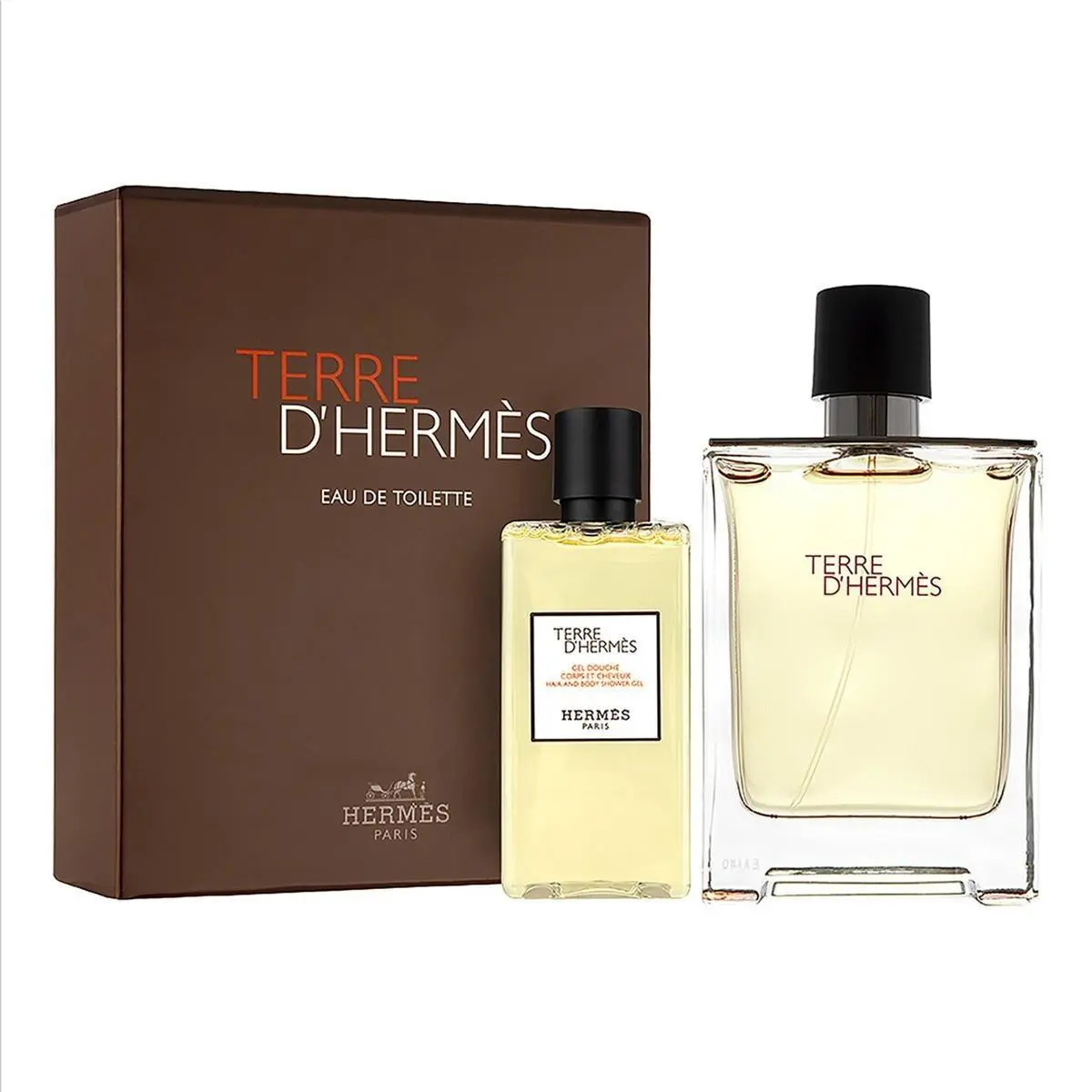 Hermes Terre D’hermes Eau de Toilette 2-PC Gift Set Edt 100ml+ Shower Gel 80ml
