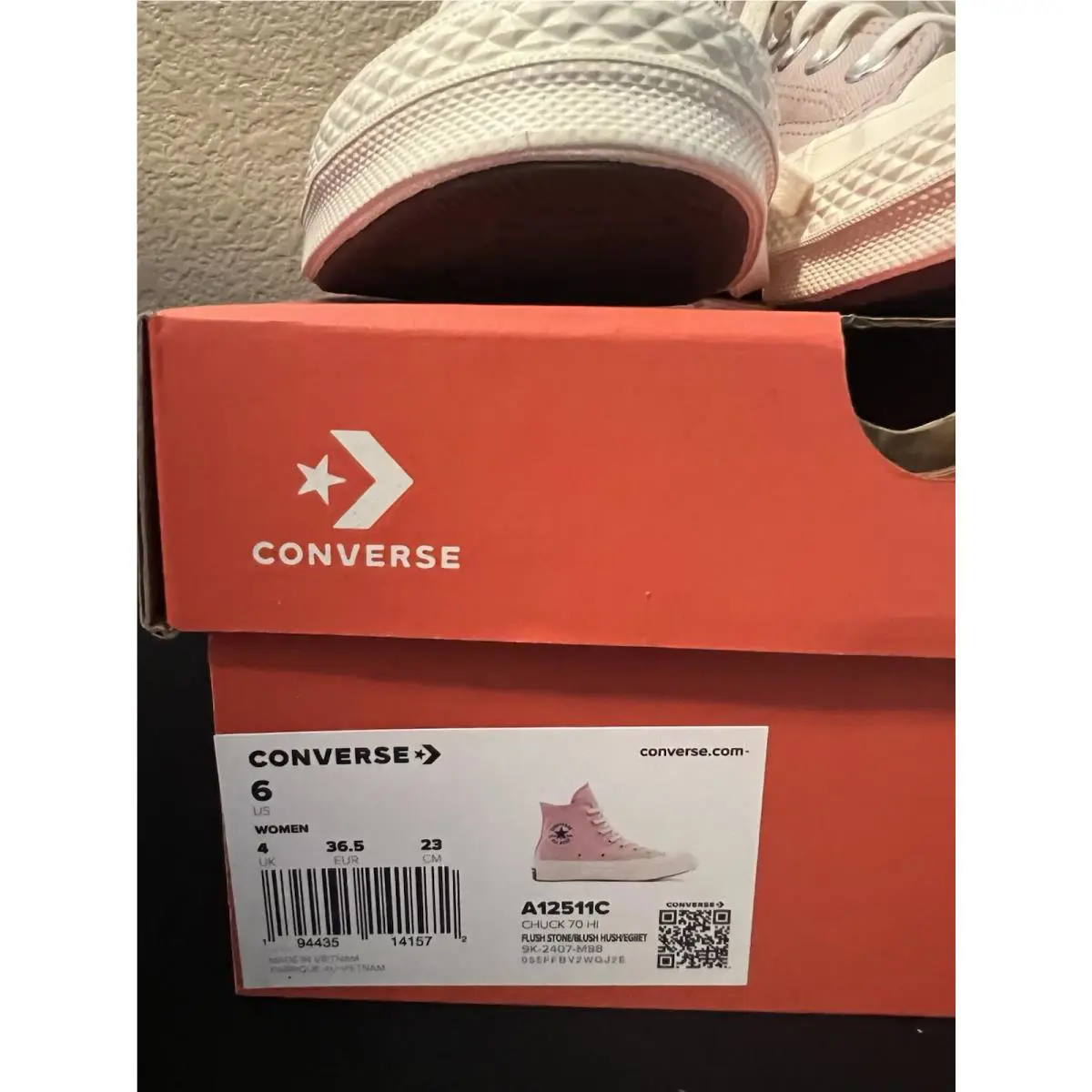 Converse shoes - Converse Chuck 70 - Chuck - A12511C - Light Pink 9