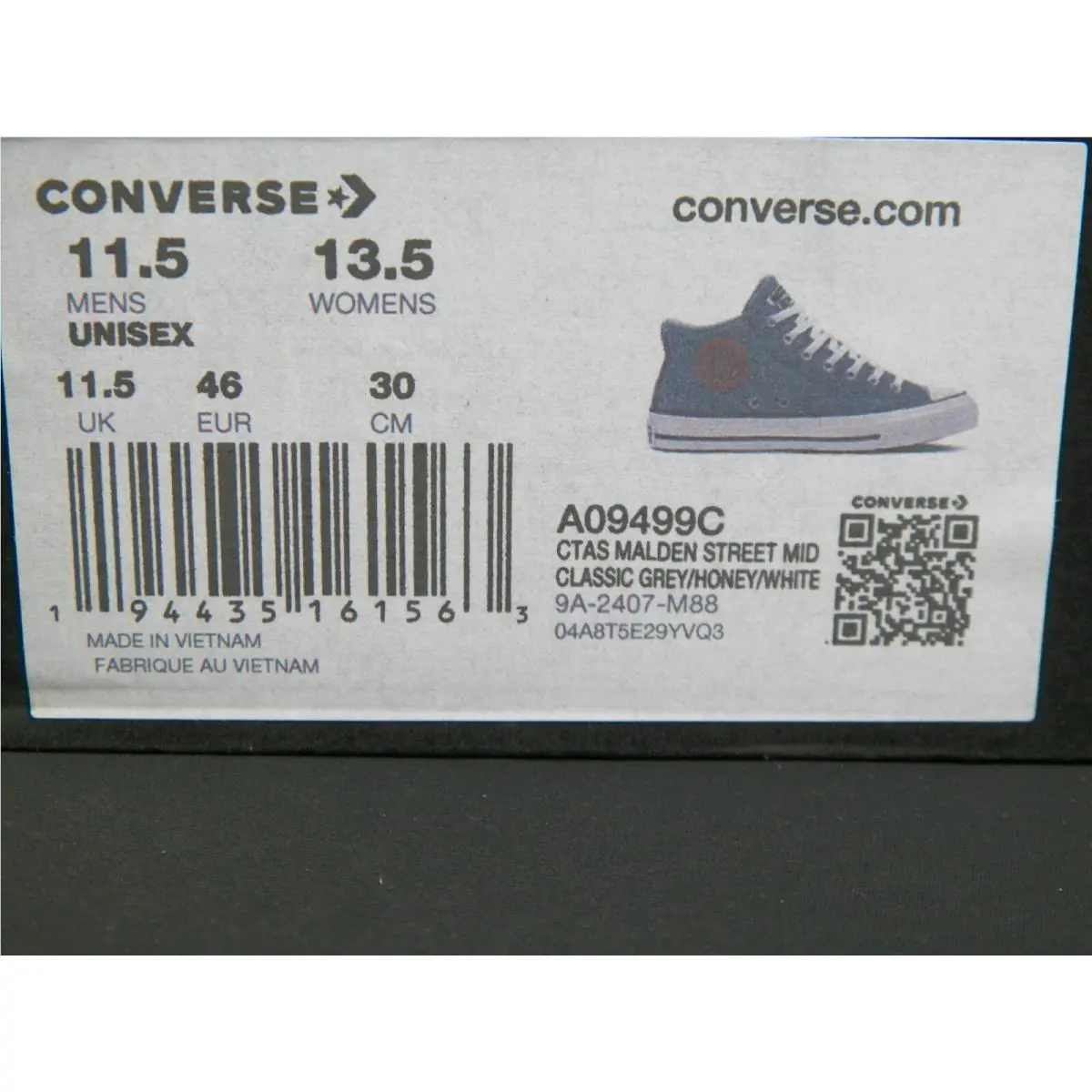 Converse shoes - Converse Chuck Taylor All Star Street Mid - Gray 5