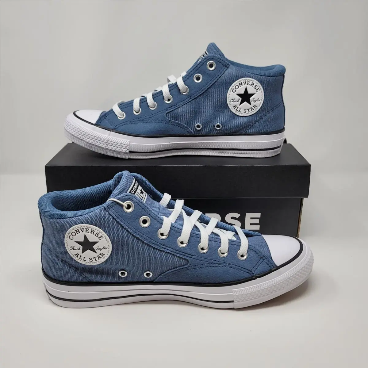 Converse Chuck Taylor All Star Malden Street Canvas Suede Mid A11452C Men`s 10 Blue White