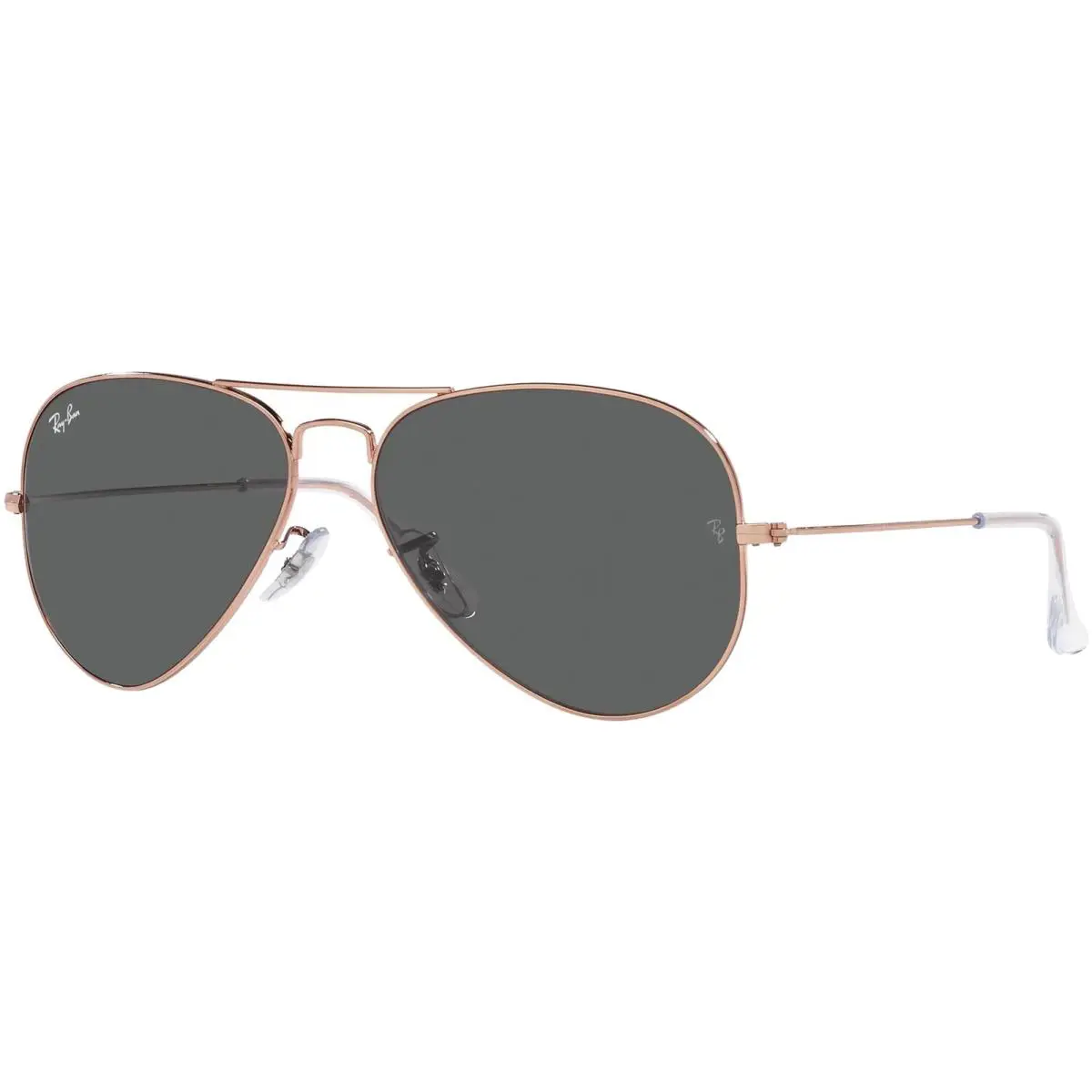 Ray-ban Gold-tone Aviator Sunglasses w/ Slim Temples - RB3025 55 - Made In Italy
