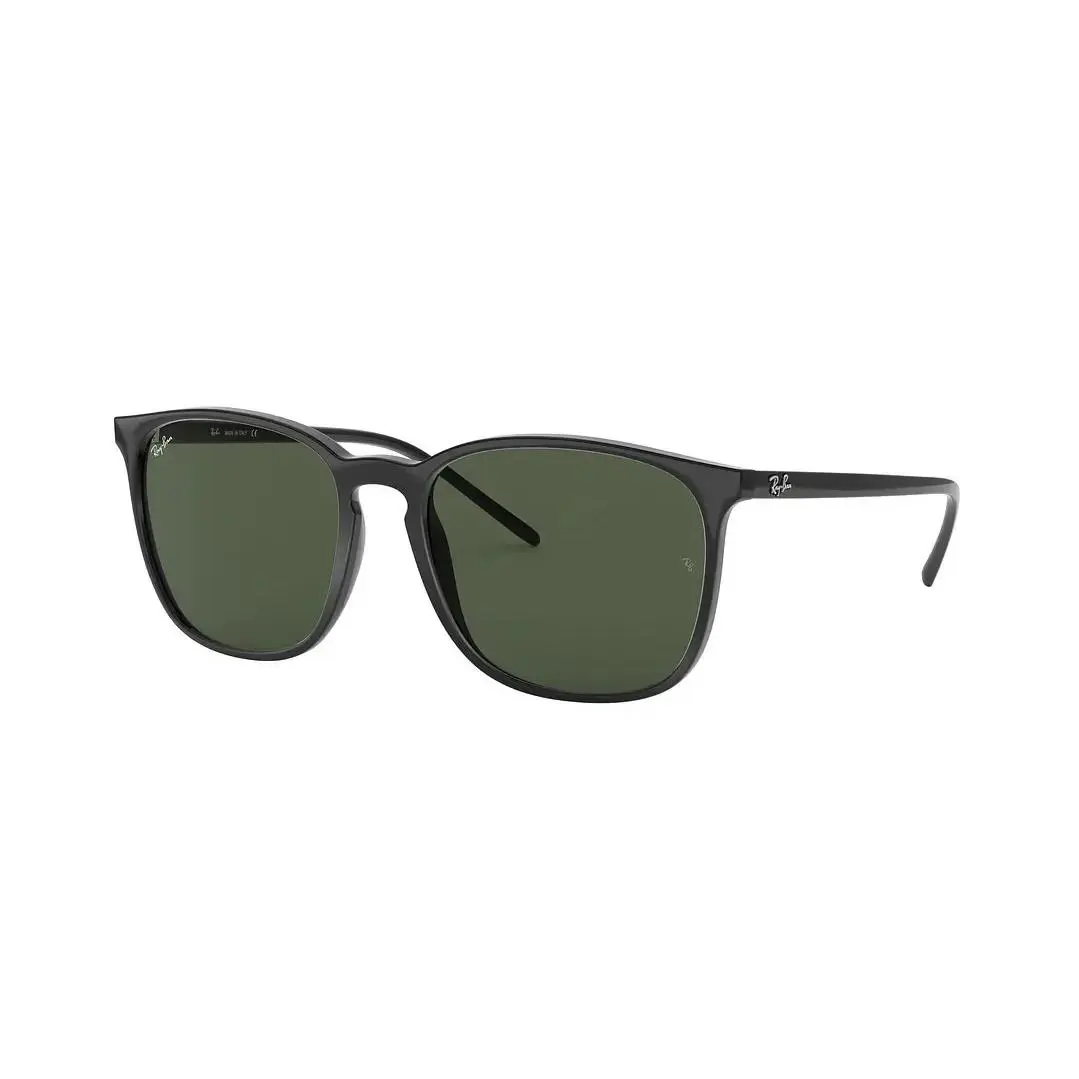 Ray-ban 56mm Black Green Sunglasses - RB4387-601/7156