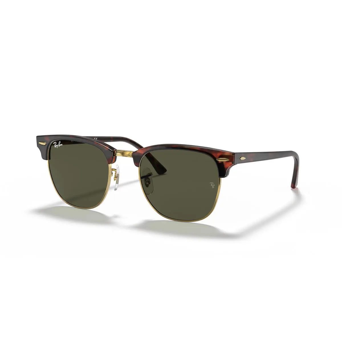 Ray-ban Clubmaster Tortoise/gold / G-15 Green 51mm Sunglasses RB3016 W0366 51-21