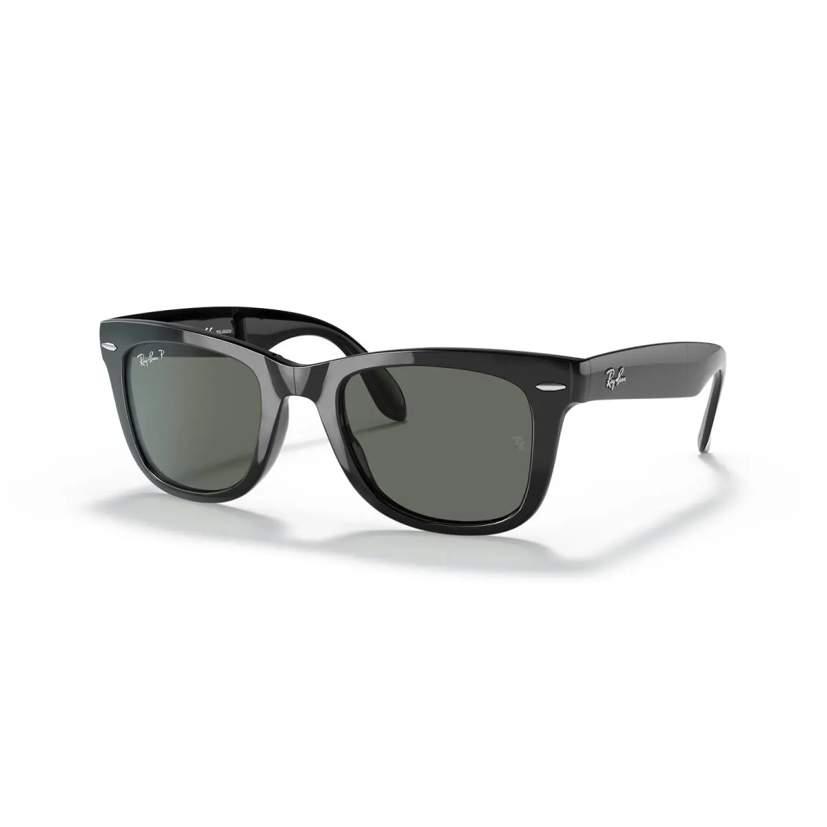 Ray-ban Wayfarer Folding Classic Green Polarized Sunglasses RB4105 601/58 54-20