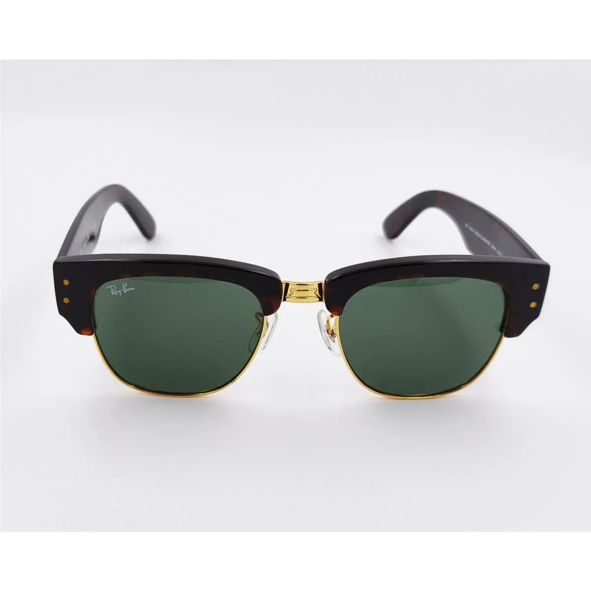 Ray-ban Sunglasses RB0316S Mega Clubmaster Tortoise Frame Green Lens 53mm Unisex