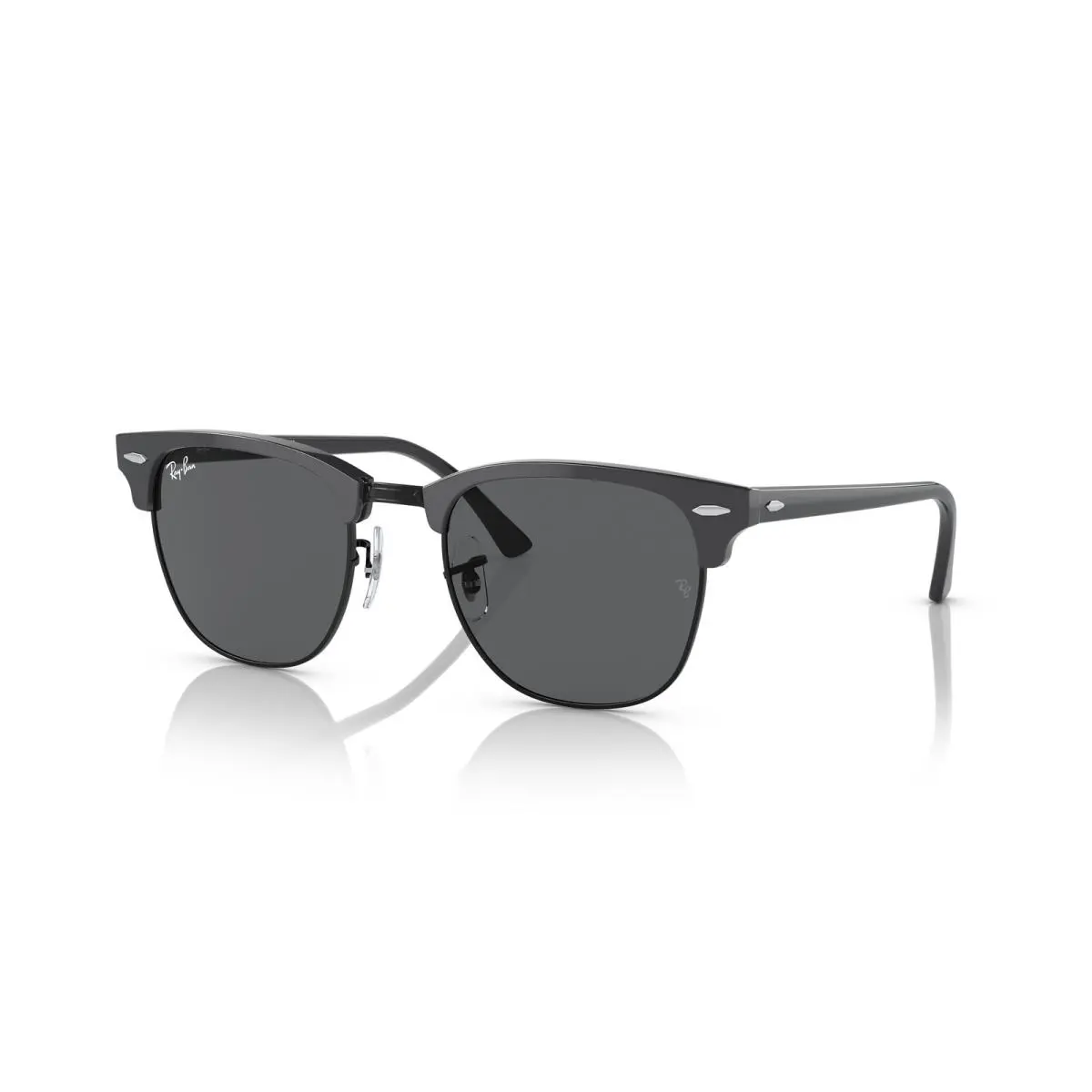 Ray-ban Clubmaster Classic Grey/dark Grey 51 mm Sunglasses RB3016 1367B1 51-21