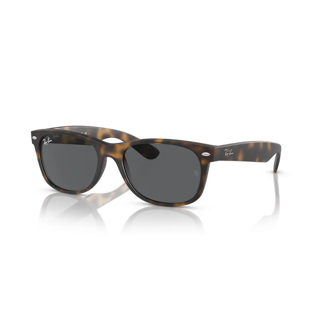 Ray-ban Wayfarer Matte Havana/dark Grey 58 mm Sunglasses RB2132 865/B1 58-18