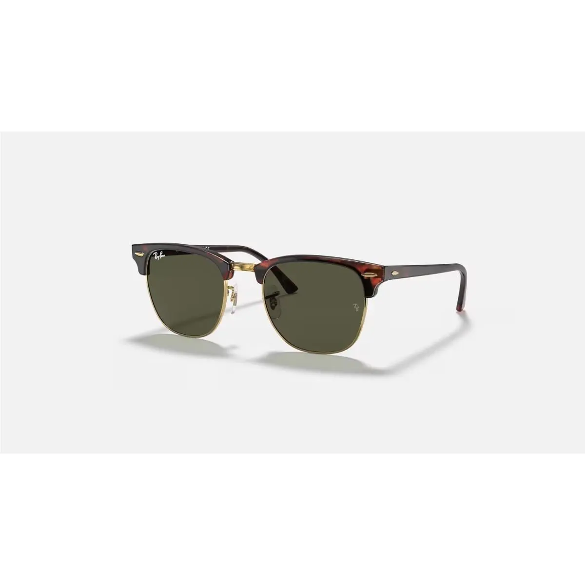 Ray-ban Clubmaster Tortoise / G-15 Green 55mm Sunglasses RB3016 W0366 55-21