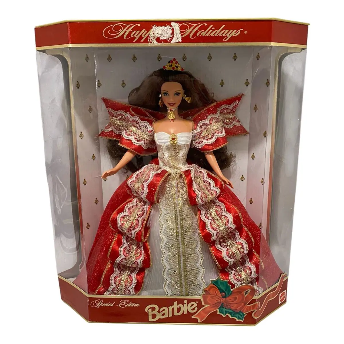 1997 Happy Holiday Barbie Collectors Doll Vintage