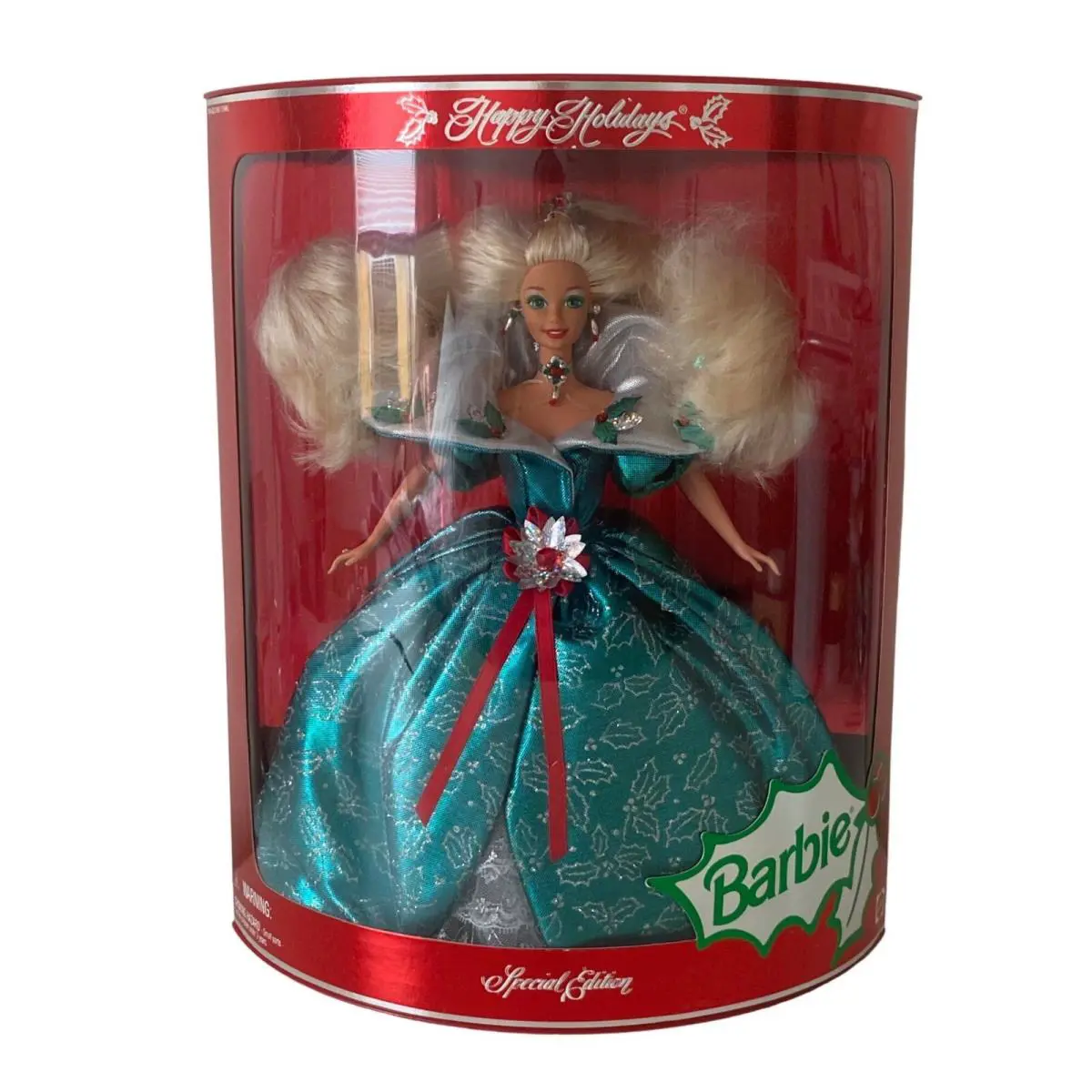 Barbie Happy Holidays Special Edition 1995 Doll Mattel 14123