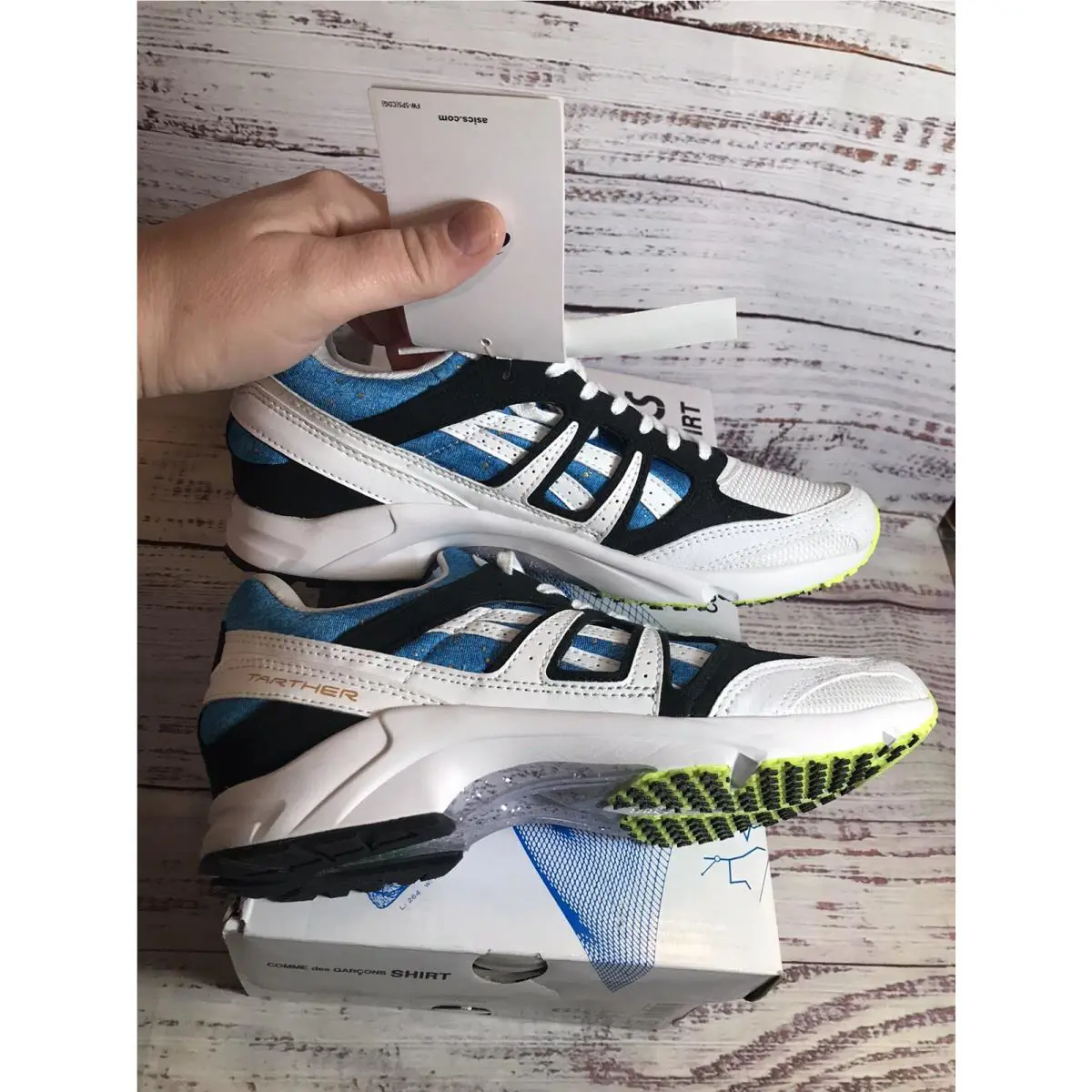 Asics shoes - ASICS Tarther - Tarther - 1203A079-400 - Blue/Black 4