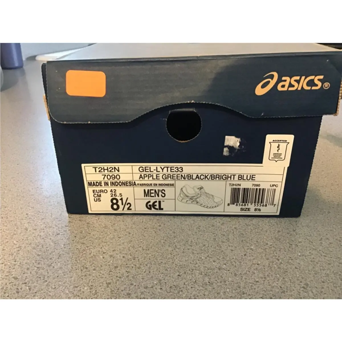 Asics GEL-LYTE33 Mens Running Shoe Size 8 1/2 T2H2N