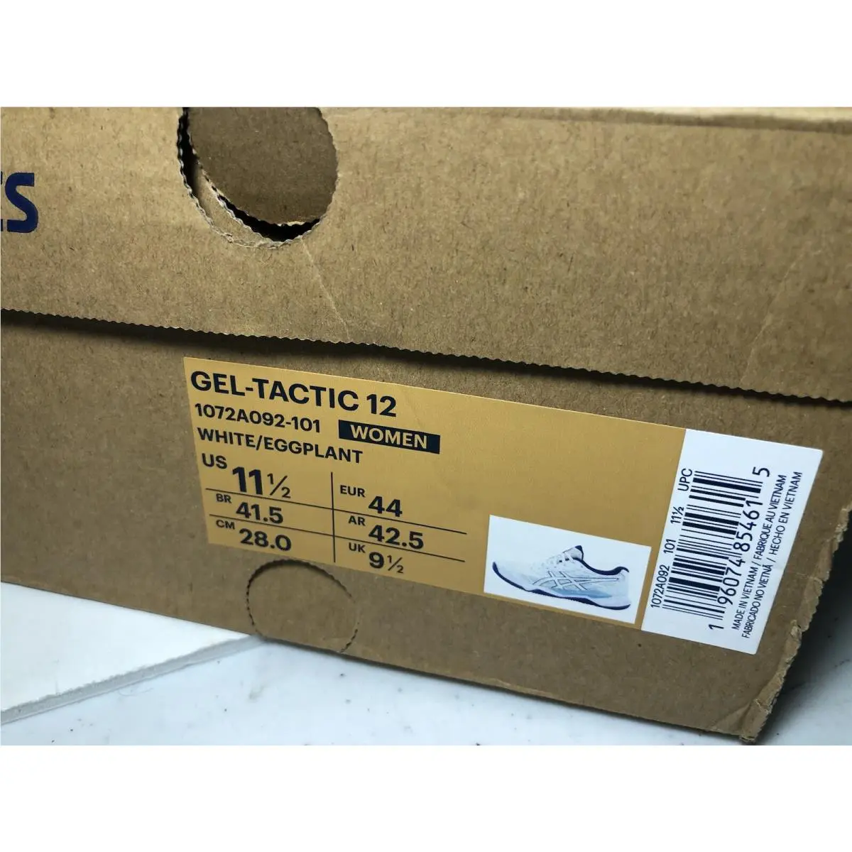 Asics shoes - ASICS GEL-Tactic 12 - 1072A092-101 - White 2