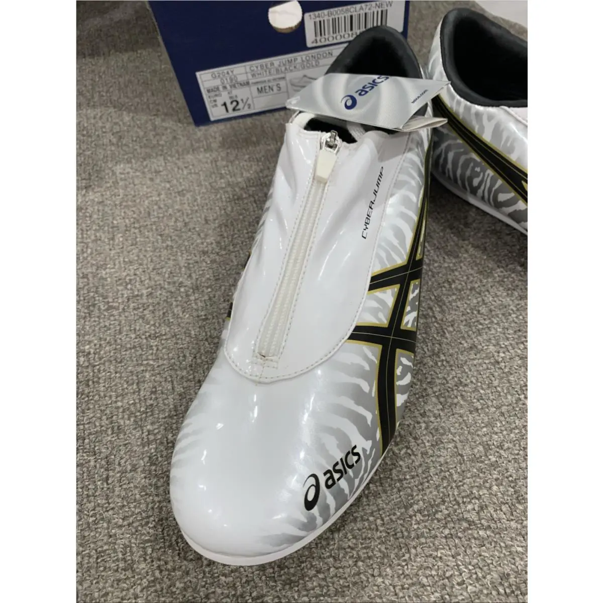 Asics shoes - Cyber Jump London - Cyber Jump London - White/Black/Gold 0
