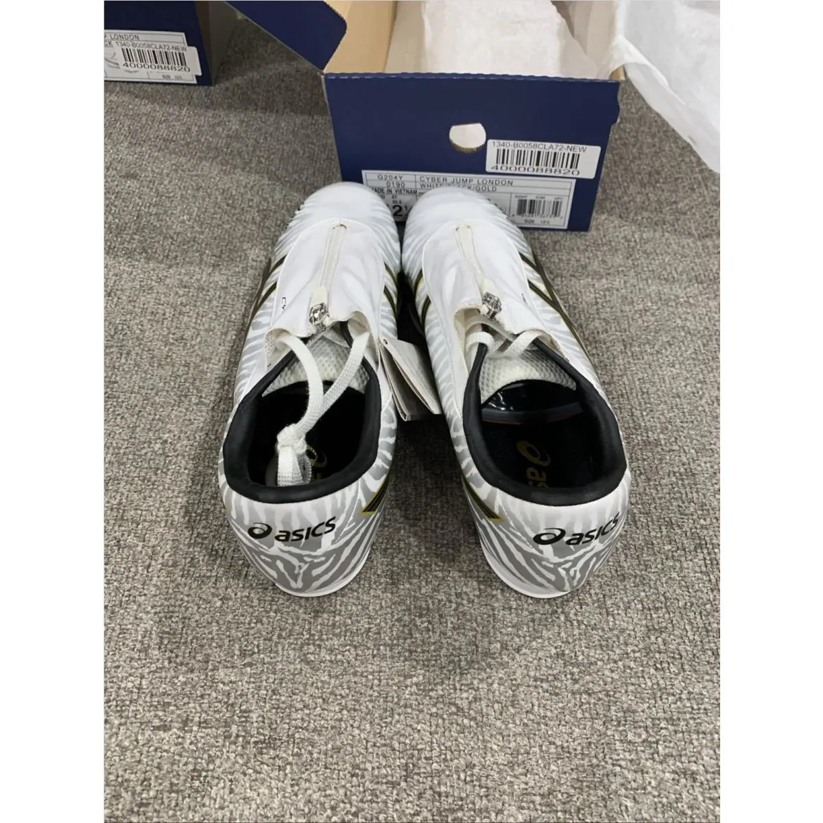 Asics shoes - Cyber Jump London - Cyber Jump London - White/Black/Gold 1
