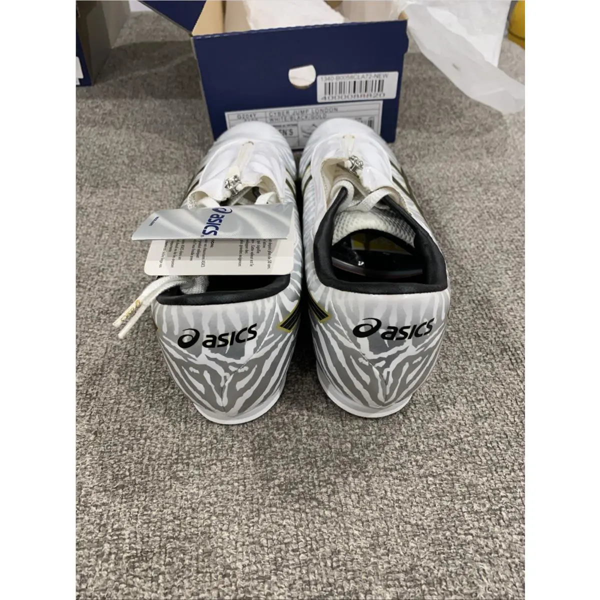 Asics shoes - Cyber Jump London - Cyber Jump London - White/Black/Gold 6