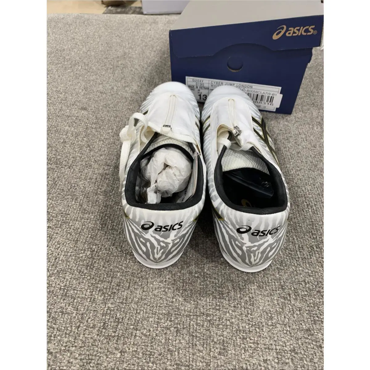 Asics shoes - Cyber Jump London - Cyber Jump London - White/Black/Gold 2