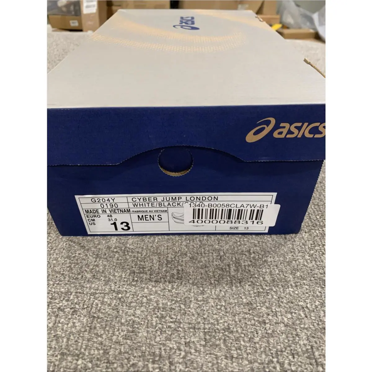 Asics shoes - Cyber Jump London - Cyber Jump London - White/Black/Gold 7