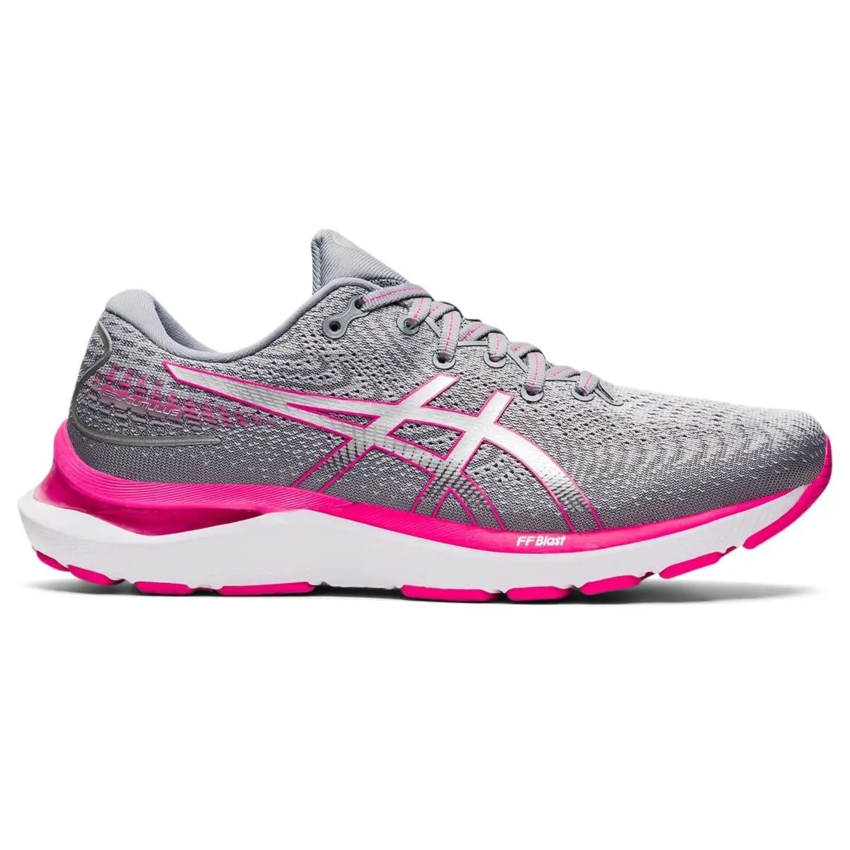 Asics Women`s Gel-cumulus 24 Running Shoes US 5 Wide Sheet Rock/pink Glo-rare