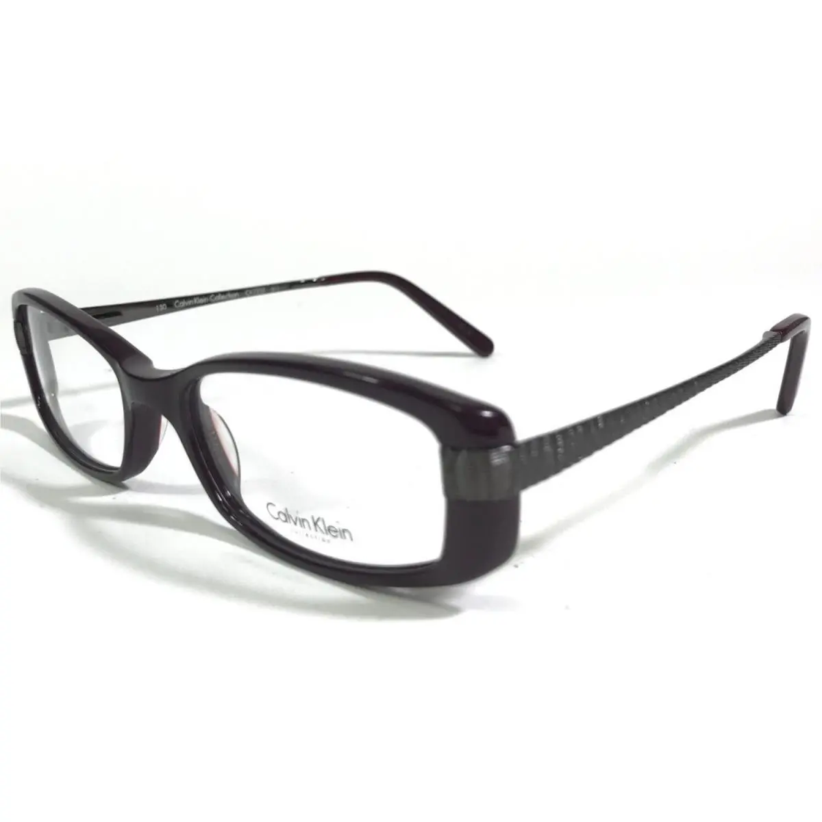 Eyeglasses Frames CK7232 511 Grey Purple Rectangular 50-16-130 by Calvin Klein