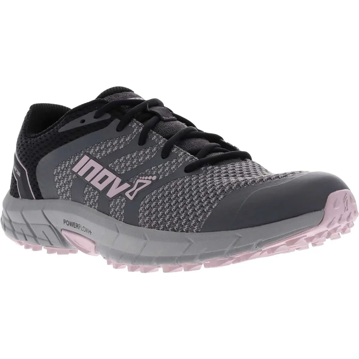 Inov 8 Parkclaw 260 Knit Womens Trainers Grey/black/pink Size 8.5