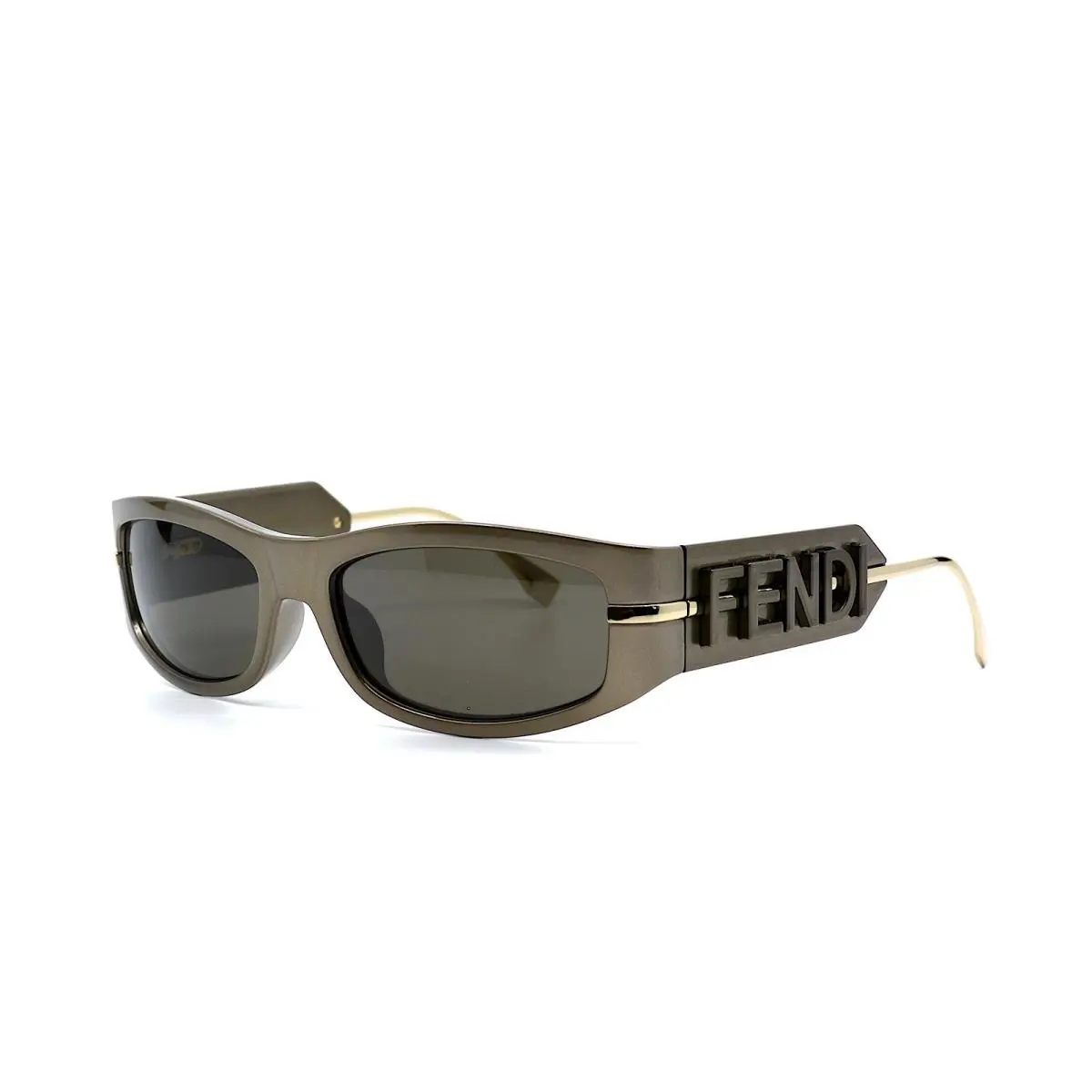 Fendi FE40120I 45E Brown Men`s Sunglasses Made IN Italy - Frame: Brown, Lens: Brown