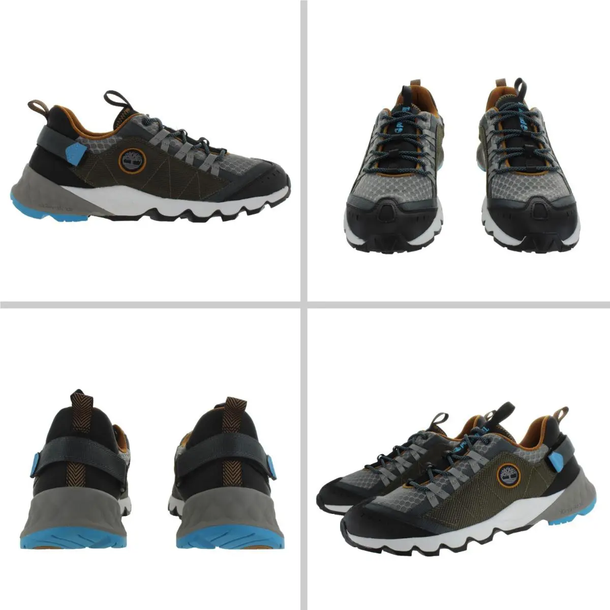 Timberland Men`s Greenstride Solar Wave Low Grey -multicolor Hiking Sneakers - Medium Grey, Multicolor