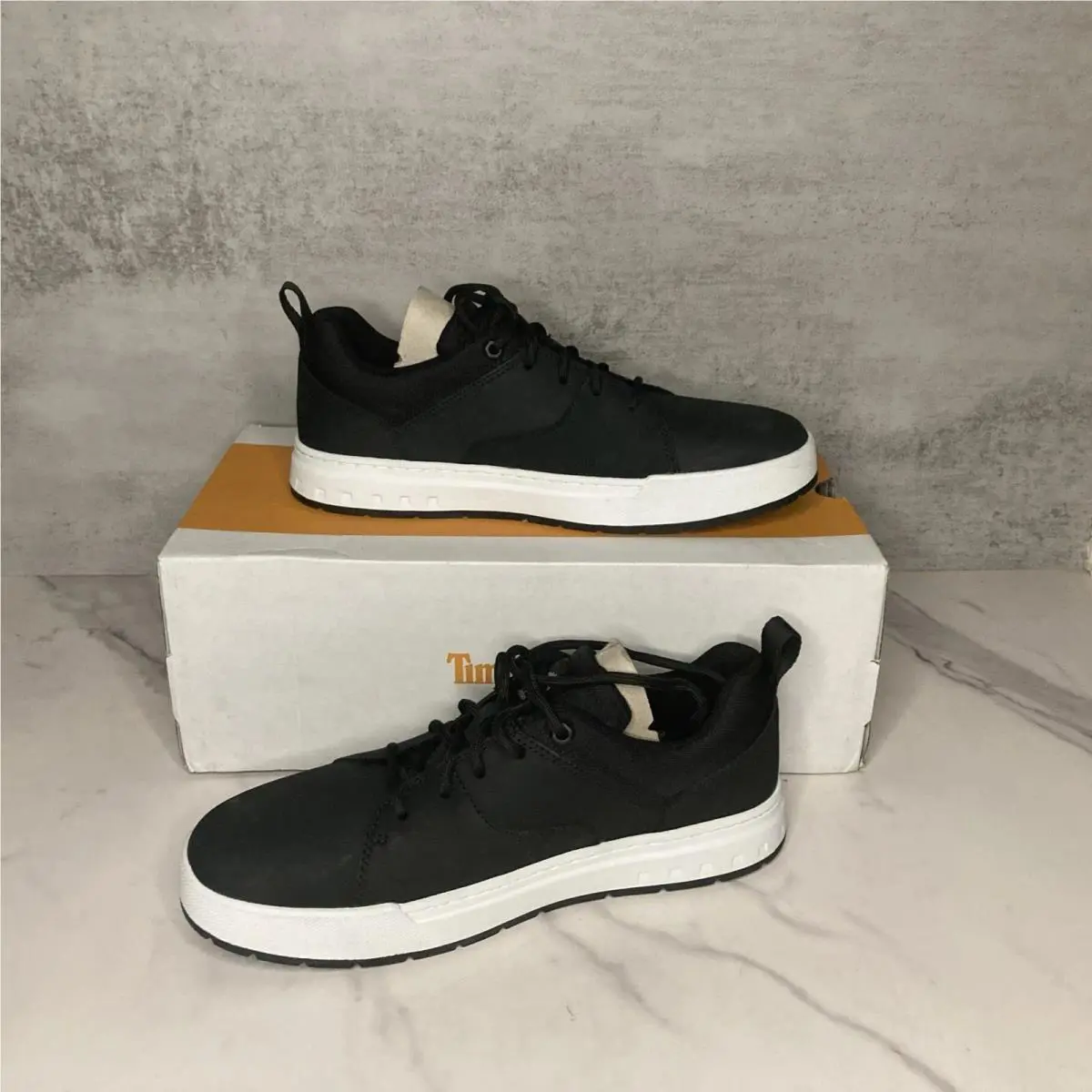 Men`s Timberland Maple Grove Oxford Sneaker Black Nubuck TB0A28SY015 7.5M