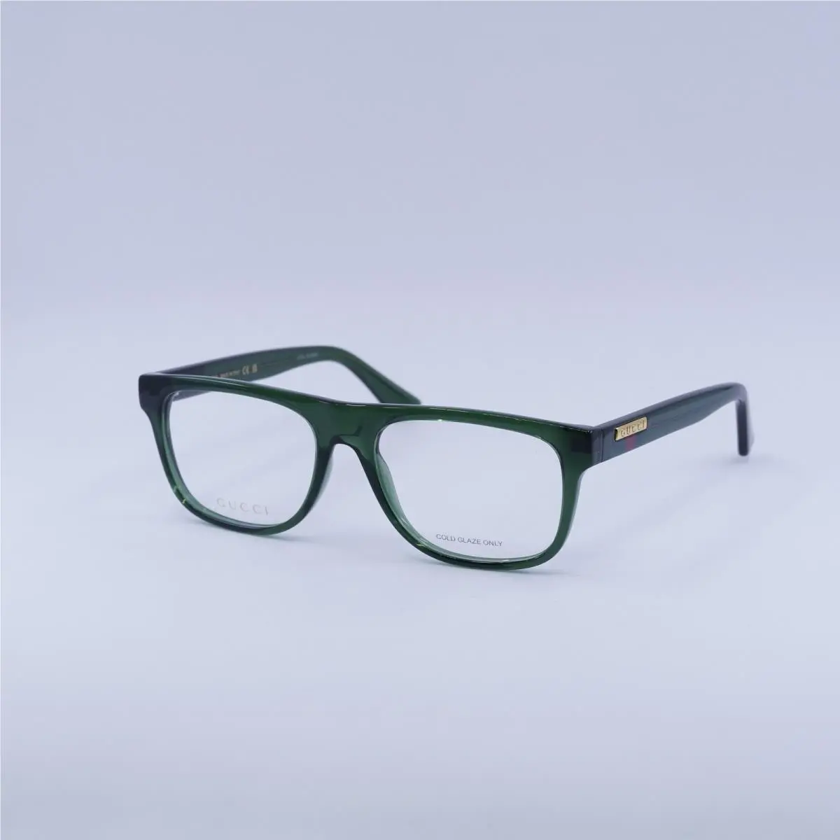 GG1117O 005 Transparent Green 56mm Eyeglasses by Gucci