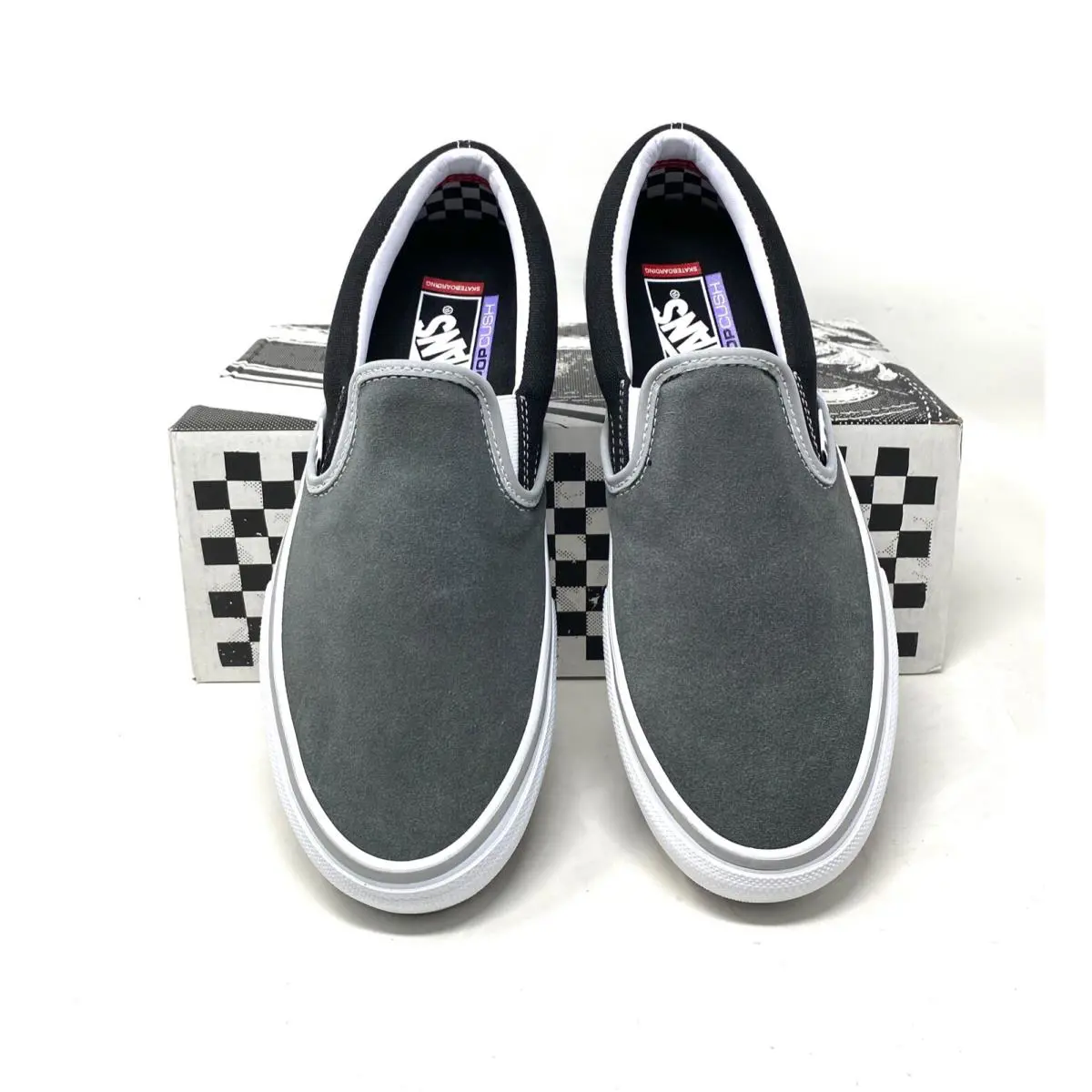 Vans shoes - VANS Skate Slip On - Skate Slip - VN0A5FCAN42 - Gray 2