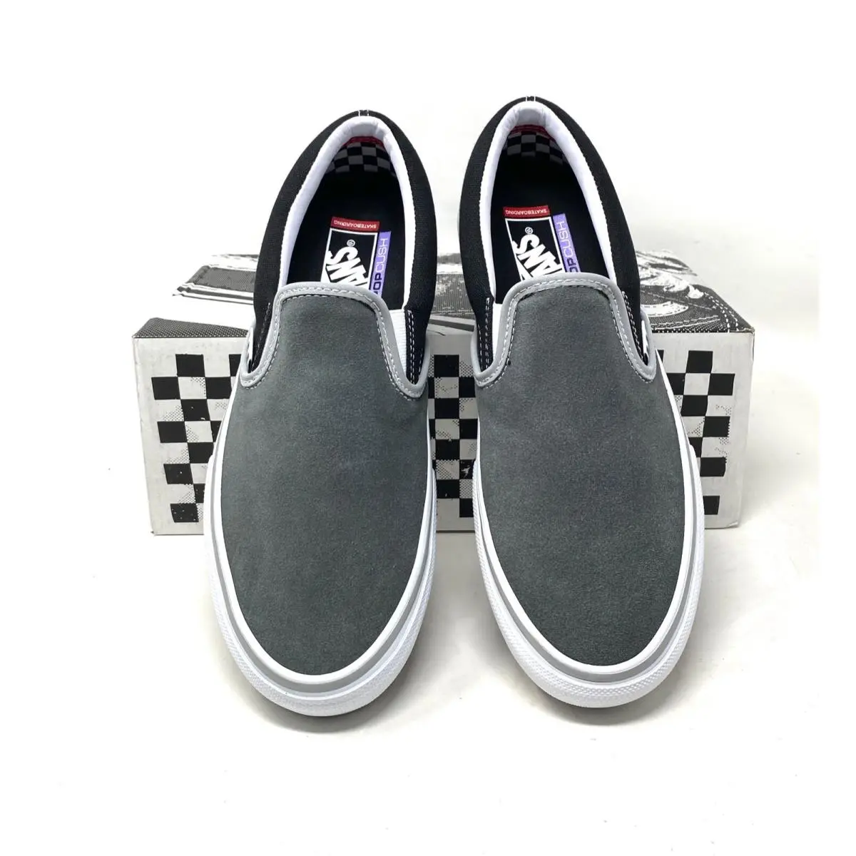 Vans shoes - VANS Skate Slip On - Skate Slip - VN0A5FCAN42 - Gray 13