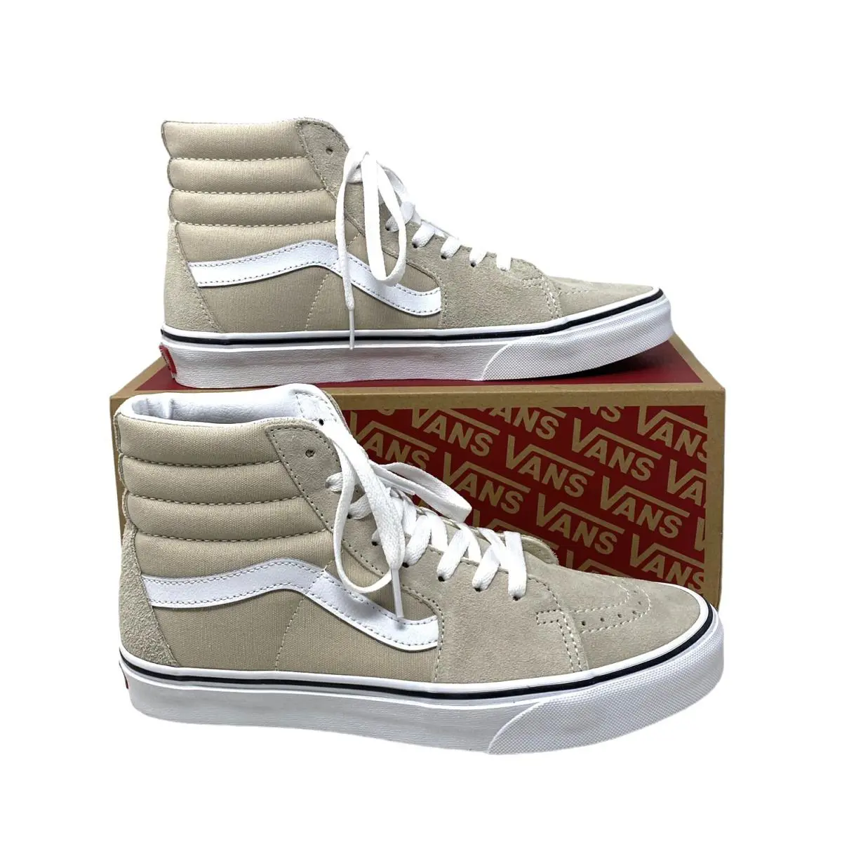 Vans shoes - VANS Sk8-Hi - VN0005U9BLL - Beige 0