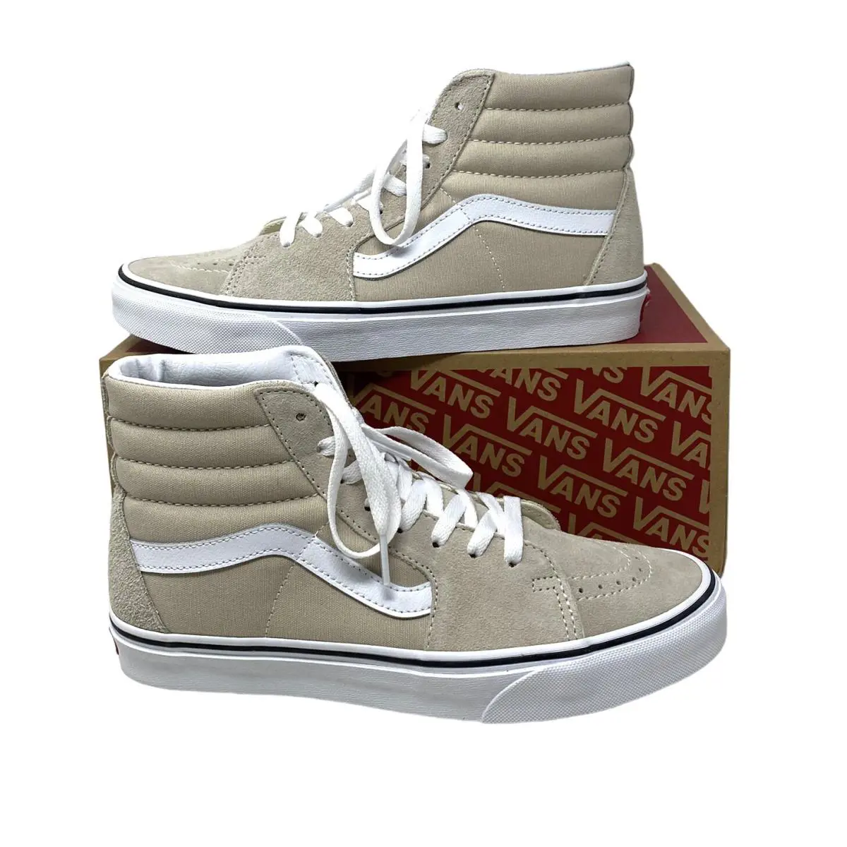 Vans shoes - VANS Sk8-Hi - VN0005U9BLL - Beige 1