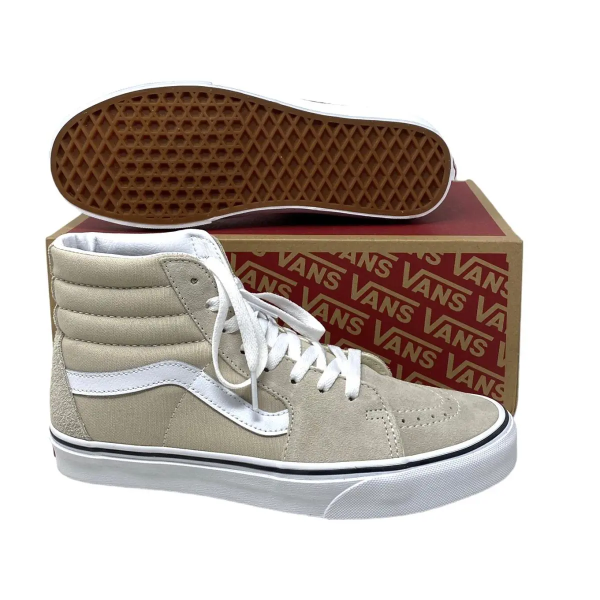 Vans shoes - VANS Sk8-Hi - VN0005U9BLL - Beige 2
