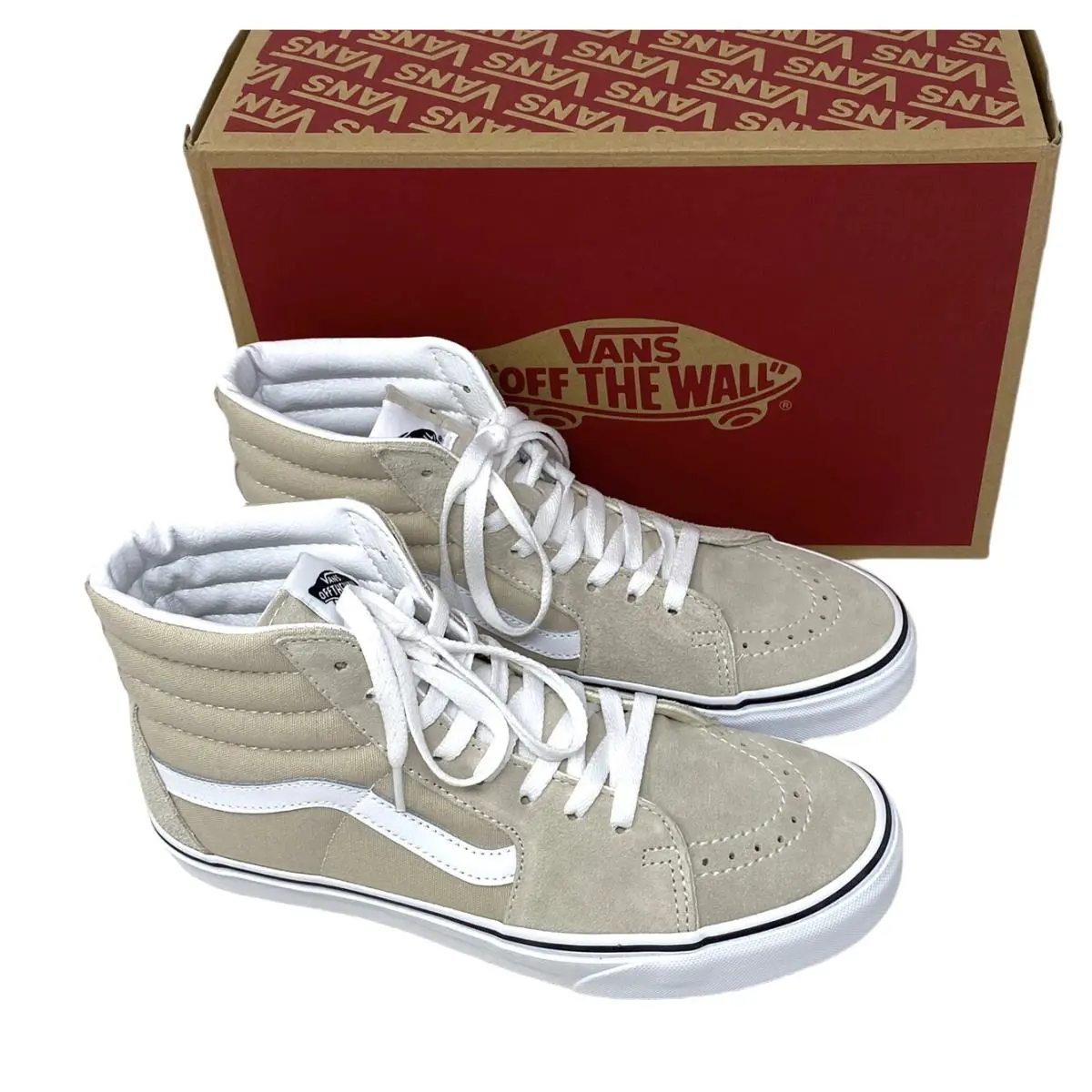 Vans shoes - VANS Sk8-Hi - VN0005U9BLL - Beige 5