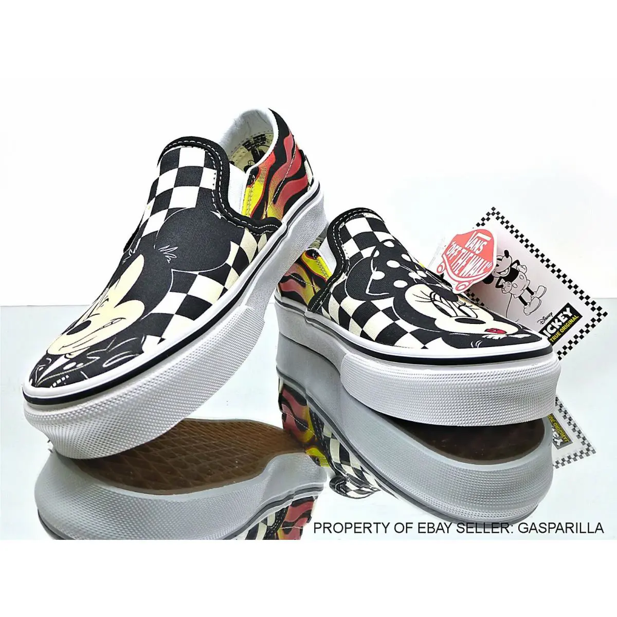 Vans shoes - Disney Mickey & Minnie - Disney Mickey Minnie - Black & White, Manufacturer: Black/White 4