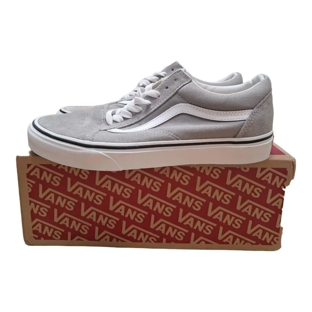Vans shoes - VANS Old Skool - Old Skool - VN0A4U3BIYP - White/Grey 2