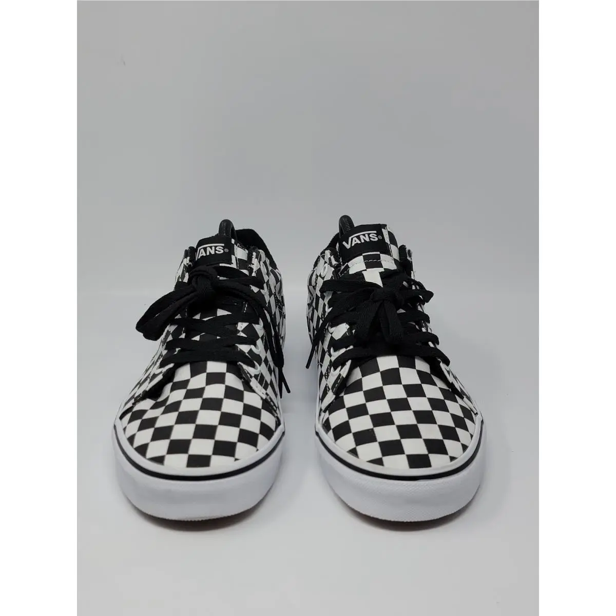 Vans shoes - Vans Seldan Checkerboard Skate Shoes Canvas Black White Men`s - VN000CT3BA2 - Black (UPC: 197643576853) 3