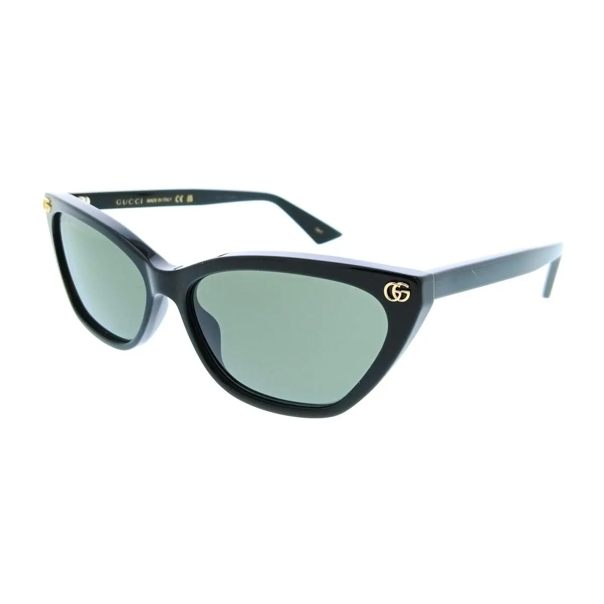 Gucci GG1815S-001 Black Cat Eye Slim Womens Sunglasses
