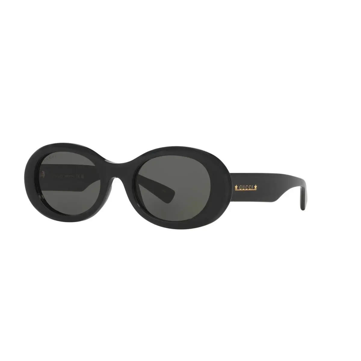 Unisex Oval Sunglasses GG1587S Black by Gucci