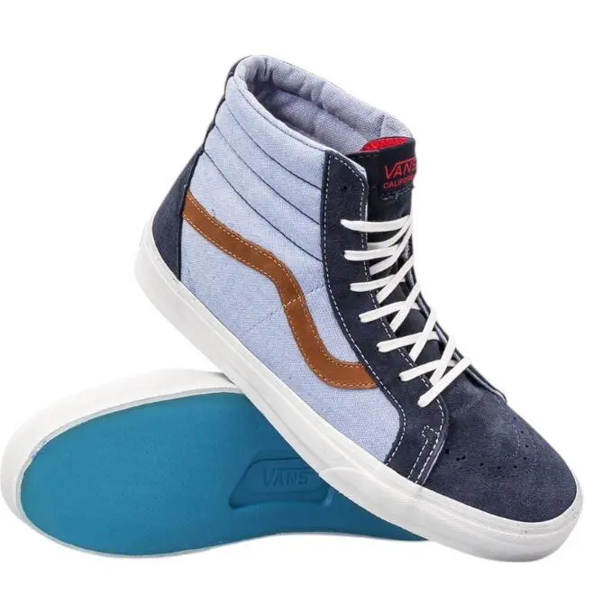 Vans SK8 Hi Reissue CA C P Dress Blues Classic Men`s Skate Shoes Size 11.5 - Blue