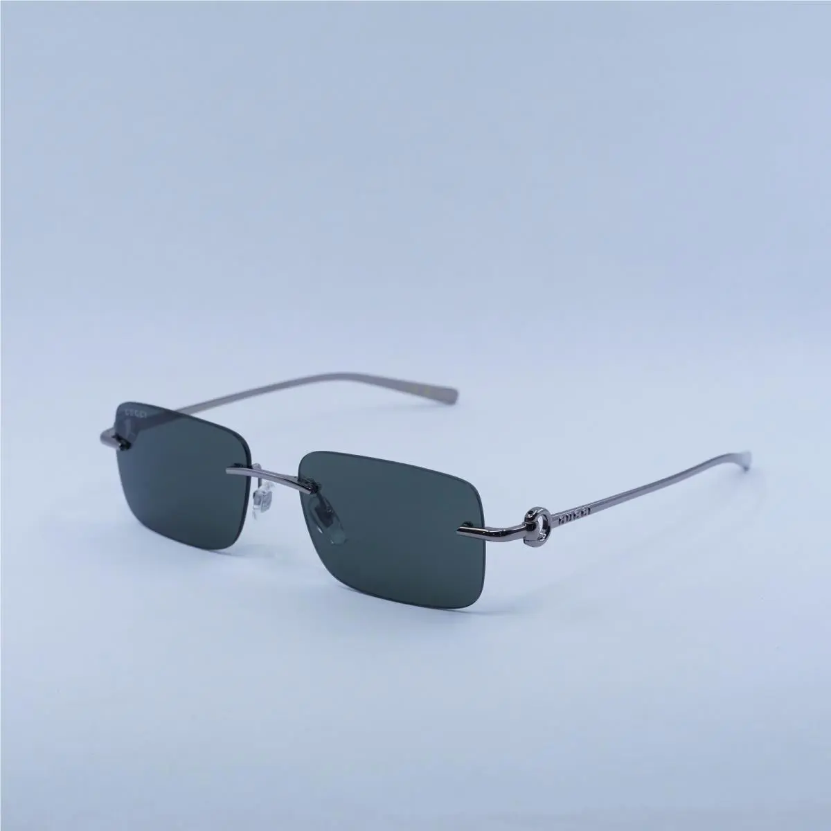 Gucci GG1703S 001 Ruthenium/grey 55-17-140 Sunglasses