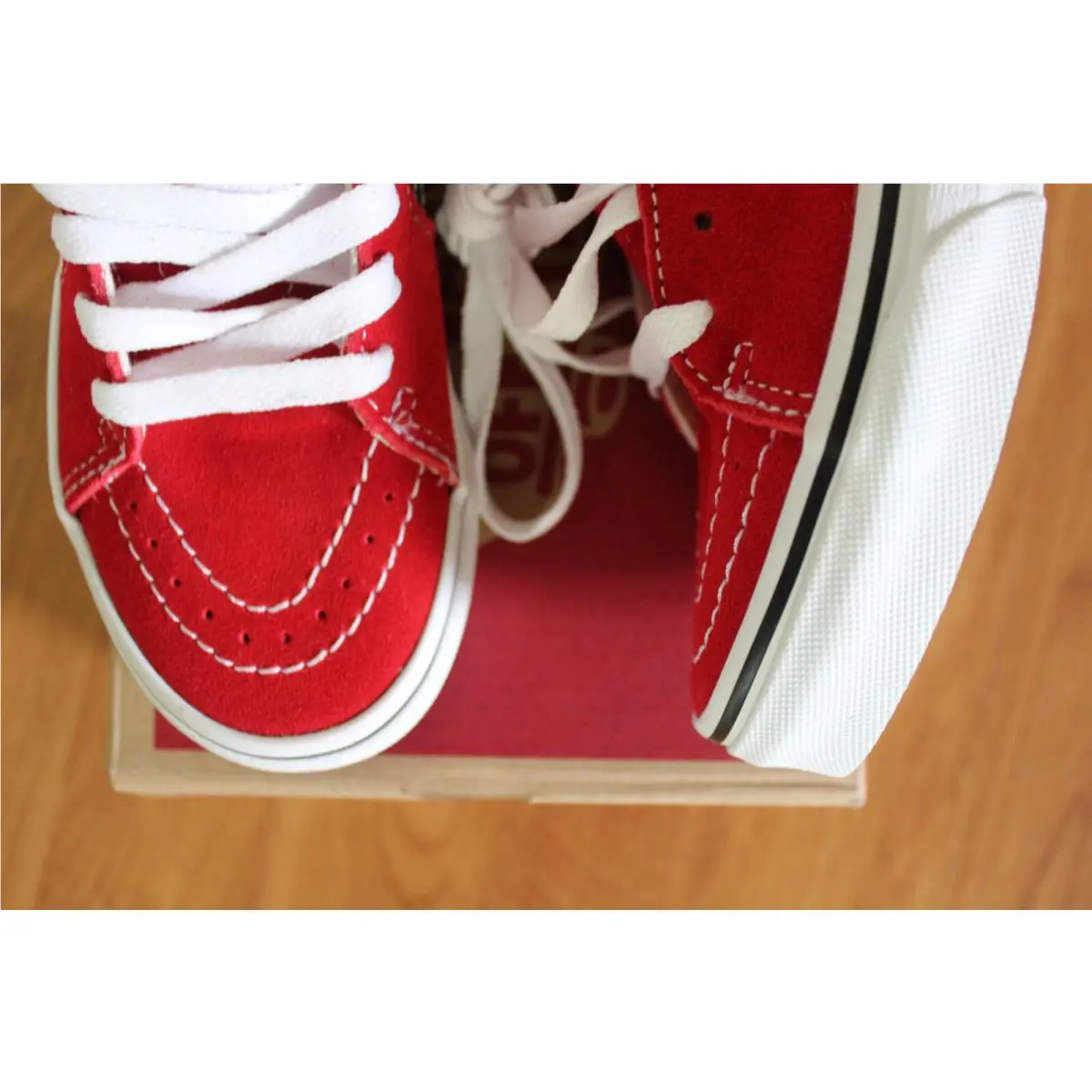 Vans shoes - VANS Sk8-HI - Red (UPC: 196571329937) 0