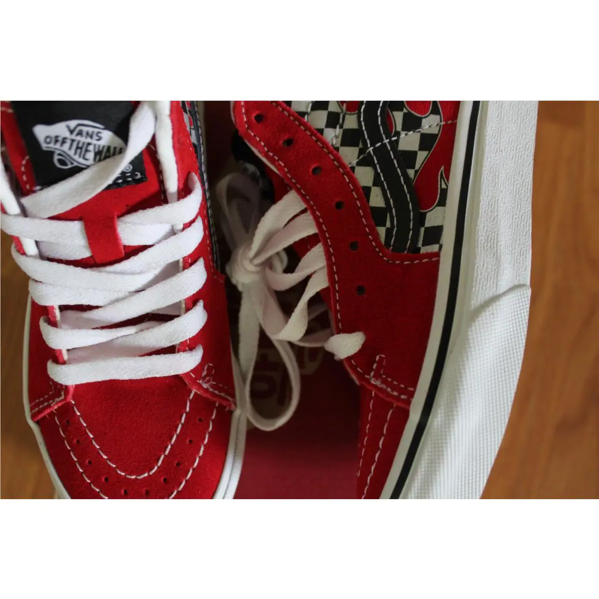 Vans shoes - VANS Sk8-HI - Red (UPC: 196571329937) 1