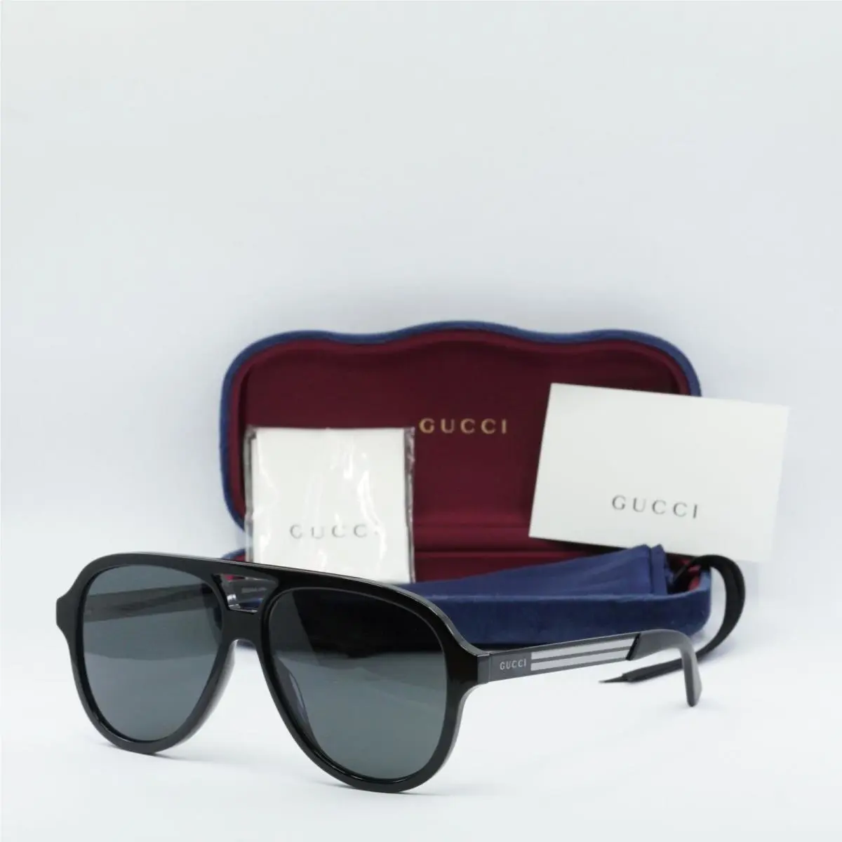 Gucci GG0688S 001 Black/grey 59-14-145 Sunglasses