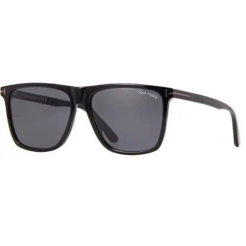 Tom Ford Black/grey FT0832N 01A Mirrored Square Men`s Sunglasses