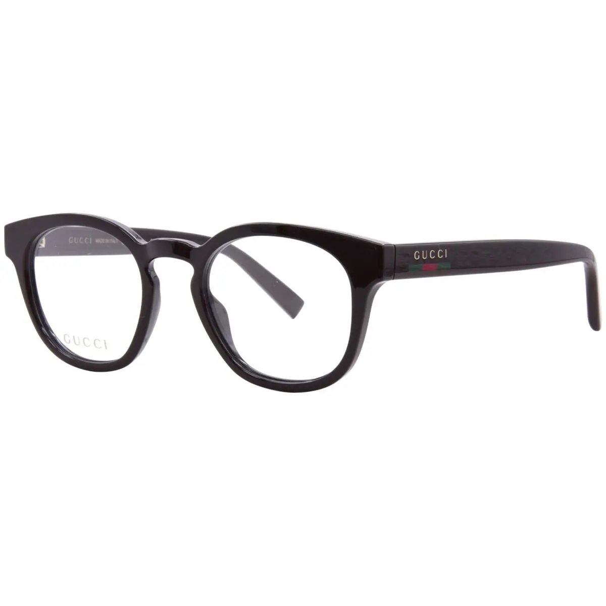 Gucci GG1859O 003 Eyeglasses Frame Men`s Shiny Brown Full Rim Square Shape 50-mm