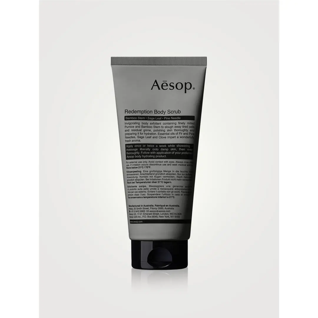 Aesop Redemption Body Scrub 6.1 oz – Exfoliating + Nourishing