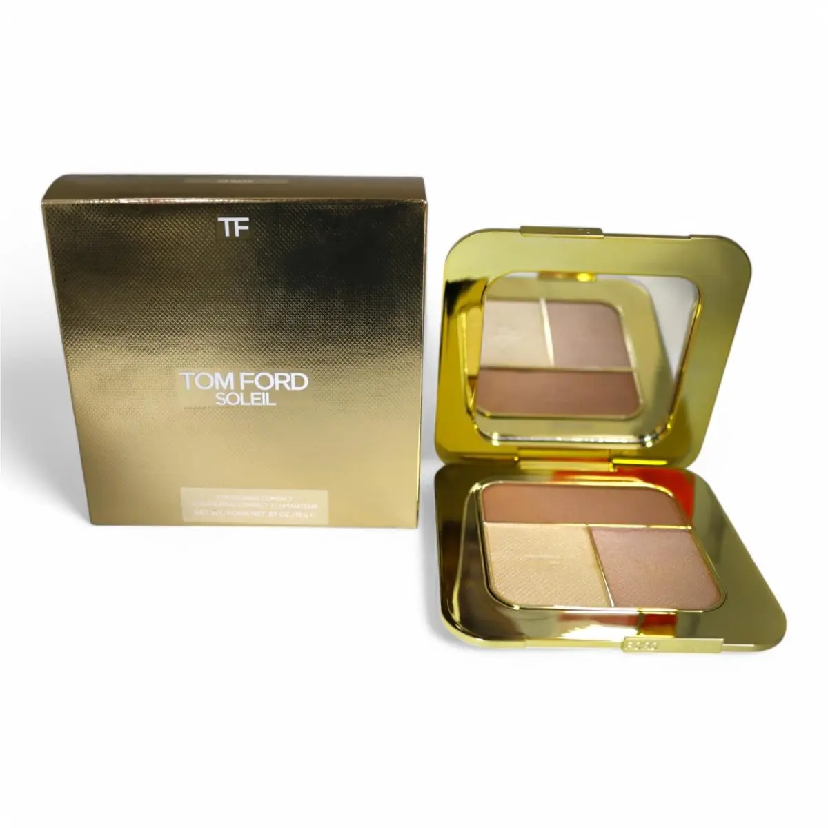 Tom Ford Soleil Contouring Compact 03 Bask 0.67 oz 19g Bronzer Blush Highlighter