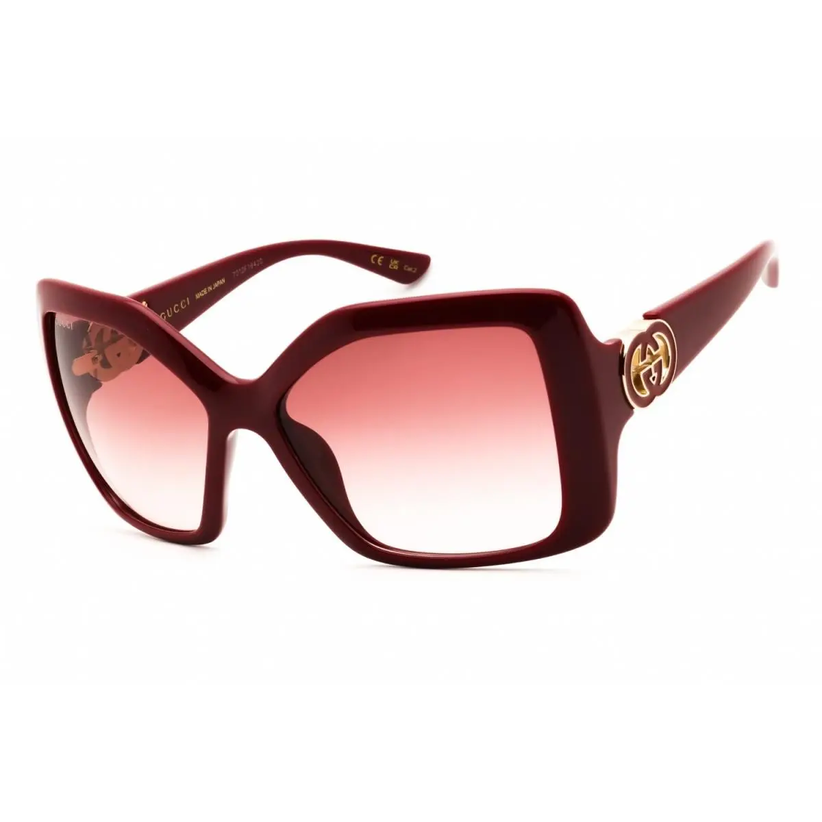 GG2015S 002 Burgundy/red Gradient 59-16-130 Sunglasses by Gucci